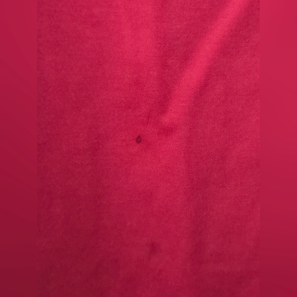 NWOT J McLaughlin Dress Red Holiday Christmas Stretch Pullover Pockets Size L - Picture 3 of 5